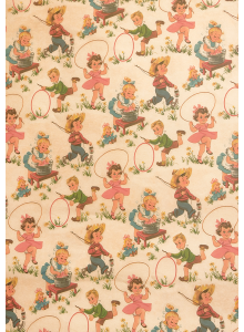 Wrapping paper Vintage Kids Pink